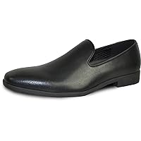 VANGELO Men Dress Shoe Vallo-3 and King-5 Loafer Slip On Formal Tuxedo for Prom Wedding Ortholite Insole Medium and Wide Width