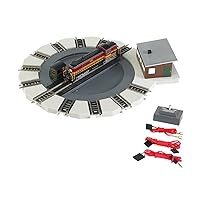 Bachmann Industries Motorized Turntable Train Car, N Scale,Silver