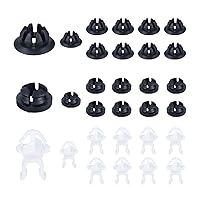 30 PCS Hood Prop Rod Holders, Car Hood Rod Grommet Clips, Engine Under Cover Splash Shield, Retainer Clip Replace for Many Cars, Automotive Replacement Accessories