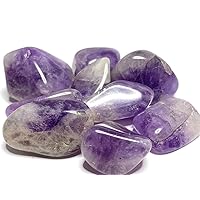 Presents Amethyst Tumble Stone Crystal Stones Reiki Tumble Stones, Pack of 1 Piece #Aport-6039