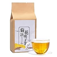 Chrysanthemum Cassia Seed Herbal Tea, Honeysuckle Osmanthus Burdock Root Goji Berry Tea Bags, Individually Packaged, 150g/5.3oz, 30 Counts