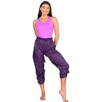 Girl's & Women Ripstop Comfy Unisex Pants for Warm-up and Dance