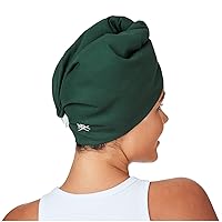 Dock & Bay Turban Hair Towel - for Home & The Beach - Super Absorbent, Quick Dry - Atacama Khaki, One Size