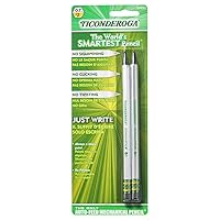Ticonderoga Sensematic Mechanical Pencil, 0.7mm Lead, Silver, 2 Count