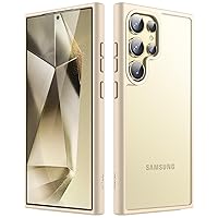JETech Matte Case for Samsung Galaxy S24 Ultra 5G, Frosted Translucent Back Protective Slim Phone Cover, Anti-Fingerprints (Gold)