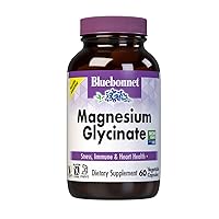 Nutrition Magnesium Glycinate 400mg Maximum Absorption Mineral Complex Supports Energy Production & Enzyme Function - Non-GMO, Soy-Free, Gluten-Free - 120 Veggie Capsules