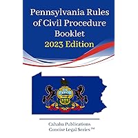 Pennsylvania Rules of Civil Procedure Booklet