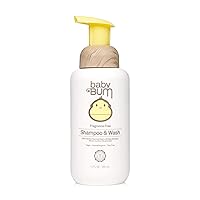 Baby Bum Shampoo & Wash | Tear Free Foaming Soap for Sensitive Skin with Nourishing Coconut Oil | Fragrance Free | Gluten Free and Vegan | 12 FL OZ