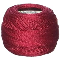 DMC 116 8-304 Pearl Cotton Thread Balls, Medium Red, Size 8