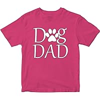 Dog Dad with Paw Adult Printed T-Shirt