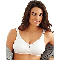 Bali Double Support Wirefree Bra (3820) White, 38C