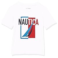 Nautica Boys' Short Sleeve Graphic Crew Neck T-Shirt