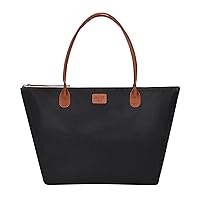 Nylon Tote Bag for Women, Large Foldable Weekend Hobo Purses for Women, Shoulder Tote Handbags with Zipper