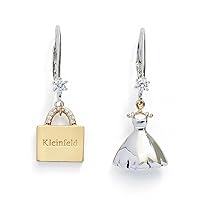 Kleinfeld Womens Bridal Engagement Charm Drop Earrings