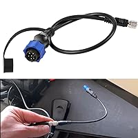 MKR-US2-10 Universal Sonar 2 Adaptor Cable Fit for Lowrance Fish Finder Works on US2 Sonar Transducer on Minn Kota Trolling Motor Replaces for 1852060, MKR-US2-10, 29594