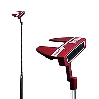 Golf Putter Right Handed for Men and Women with CNC Milled Face Available Two Colors -red and black-34 inches