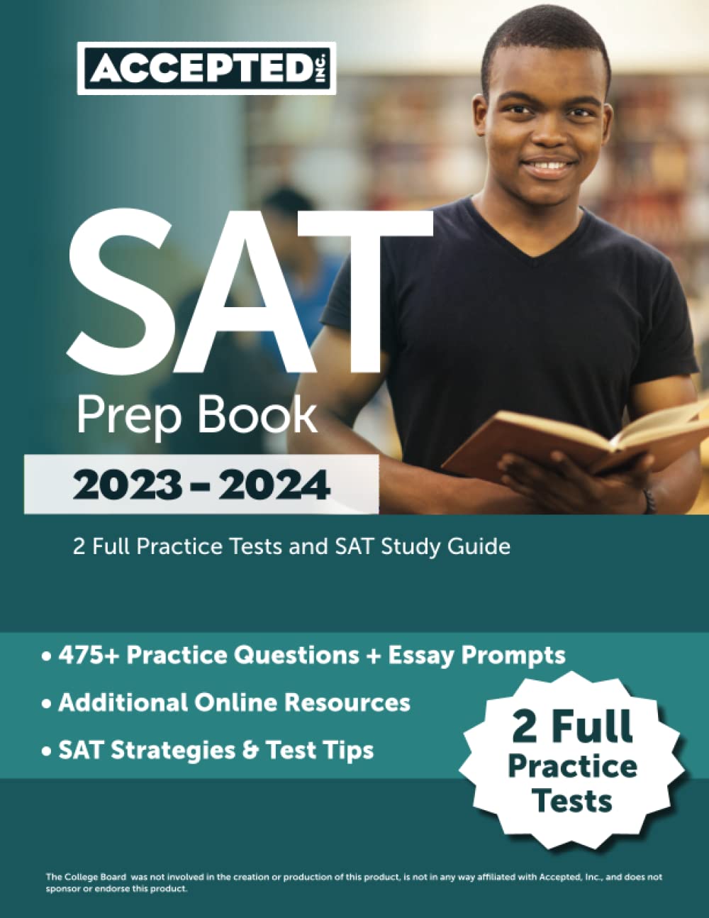 Mua SAT Prep Book 20232024 2 Full Practice Tests and SAT Study Guide