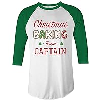 Threadrock Christmas Baking Team Captain Unisex Raglan T-Shirt