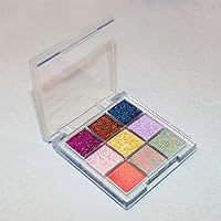 Professional super multi-chrome 9 color eyeshadow palette,long-lasting and handmade chameleon eyeshadow,100% Vegan and Cruelty Free with special colors,Super Smooth and Highly Pigmented (#04)