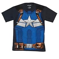 Marvel Captain America I Am The Captain Mens Costume T-Shirt