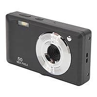 4K Digital Camera for Kids Teens - 50MP 2.7 Inch HD TFT Screen, 16X Zoom Autofocus, Portable Selfie Camera for Travel Photography, Video Recording, Face Recognition, Timer