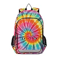 ALAZA Tie Dye Laptop Backpack Purse for Women Men Travel Bag Casual Daypack with Compartment & Multiple Pockets