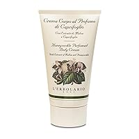 LErbolario Perfumed Body Cream, Honeysuckle, 5.7 oz - Body Lotion - With Extracts of Jojoba Oil - Floral Citrus Scent - Moisturizing - Cruelty-Free