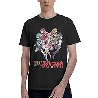 Anime 3D Printing T Shirt Puella Magi Madoka Magica Mens Short Sleeve Clothes Fashion Summer Tee Black