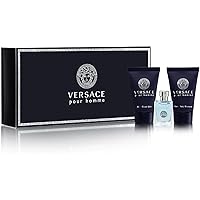Versace Pour Homme for Men, 3 Piece Mini Gift Set