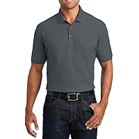 Short Sleeves Polo for Mens Regular-fit Sportwear Golf Polo Lightweight Athletic Cotton-Poly Polo Shirt for Men