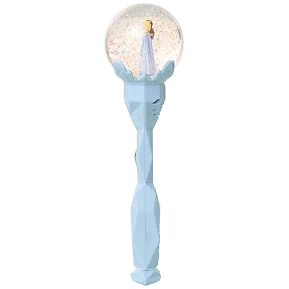 Frozen 2 Sisters Musical Snow Wand Costume Prop Scepter, Plays Into The Unknown Perfect for Child Costume Accessory, Role Play, Dress Up or Halloween Party