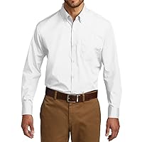 Men's Long Sleeve Professional Uniform Carefree Poplin Shirt