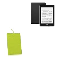BoxWave Case Compatible with Amazon Kindle Paperwhite (4th Gen 2018) - Velvet Pouch, Soft Velour Fabric Bag Sleeve with Drawstring - Olive Green