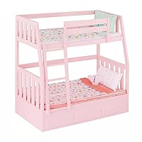 Our Generation Bunk Beds for 18 Dolls Pink Dream Bunks