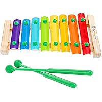 CoComelon First Act Musical Xylophone with 2 Mallets, Kids Music Toy, Develop Your Child's Hand-Eye Coordination, Fine Motor Skills, and Gross Motor Skills