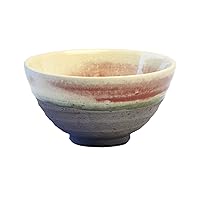 Pottery W909-14 Shigaraki Ware Raspberry Rice Bowl
