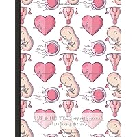 IVF & IUI TTC Support Journal (Deluxe Edition): Everything You Need For Trying To Conceive! IVF + IUI Planner & Tracking Journal, Track Cycles, ... Blood Tests, Mental Health & More!