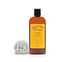 Complete Leather Care Kit Including 8 oz Cleaner and Applicator Cloth for use on Leather Apparel, Furniture, Auto Interiors, Shoes, Bags and Accessories