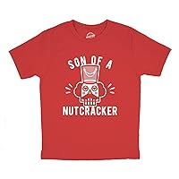 Youth Son of A Nutcracker Tshirt Funny Christmas Holiday Spirit Graphic Tee