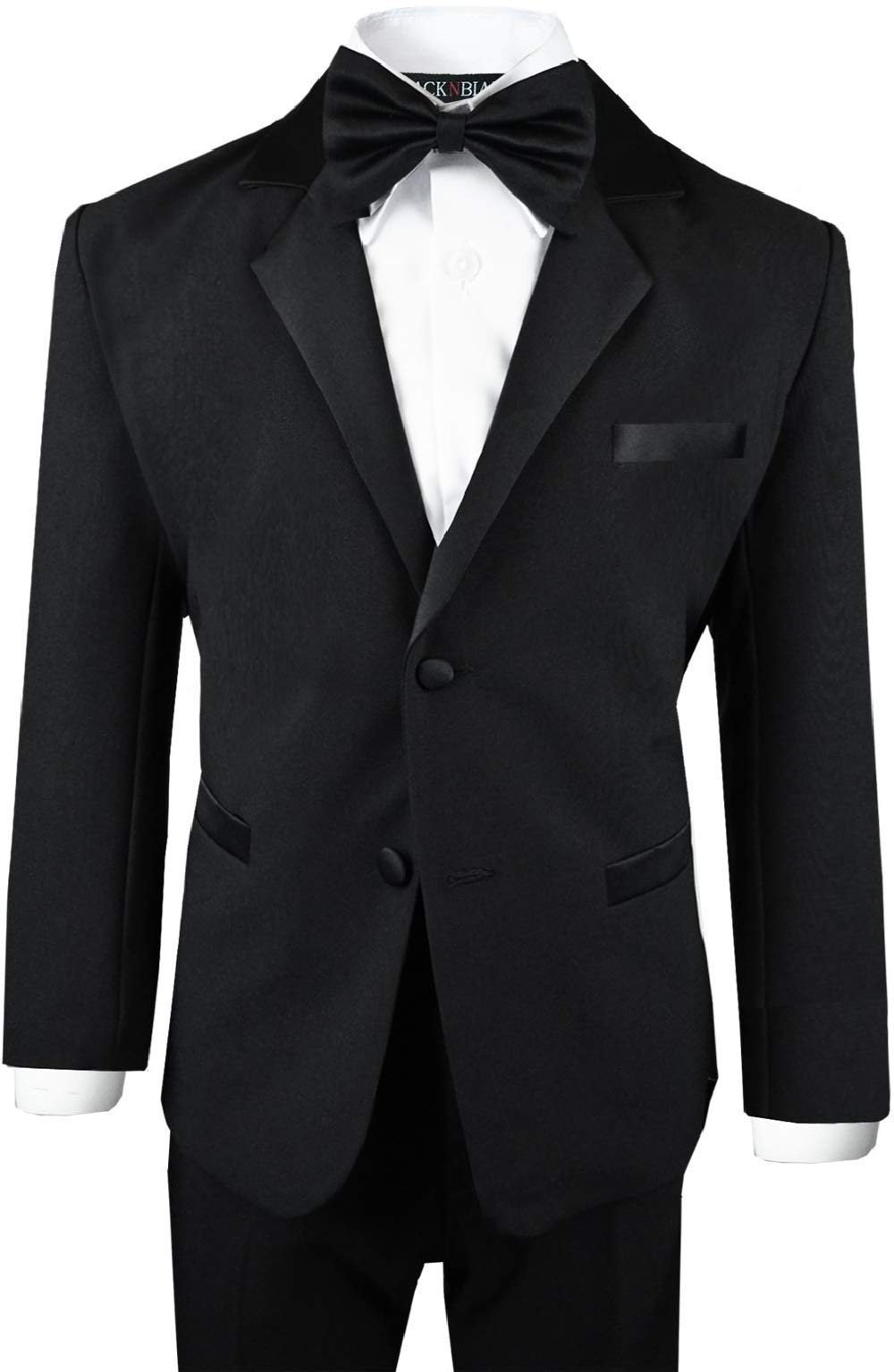 Black n Bianco Boy's Modern Tuxedo Dresswear Set