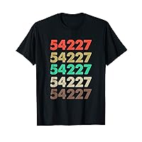 Shirt That Says 54227 Retro Zip code Zipcode T-Shirt 54227 T-Shirt