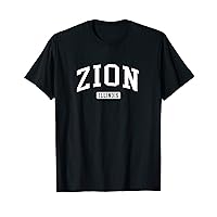 Zion Illinois IL Vintage Athletic Sports Design T-Shirt