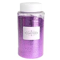 Homeford Fine Glitter Bottle, 1-Pound Bulk (Lavender)