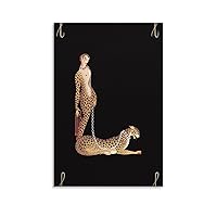 AAHARYA Erte Art Letter Series Poster Modern Creative Home Decoration (1) Canvas Painting Posters And Prints Wall Art Pictures for Living Room Bedroom Decor 16x24inch(40x60cm) Unframe-style