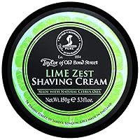 Taylor of Old Bond Street Lime Zest Shaving Cream Bowl, 5.3 fl. oz.