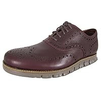 Cole Haan Mens Zerogrand Wing Oxford Sneaker Shoes, Redwood/Sea Otter, US