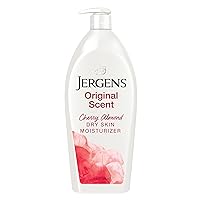 Original Scent Dry Skin Lotion, Body and Hand Moisturizer for Long Lasting Skin Hydration, with HYDRALUCENCE blend and Cherry Almond Essence, 32 Ounce