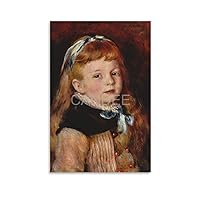 WACYYIO Pierre Auguste Renoir Canvas Prints French Impressionist Girl Portrait Art Poster (11) Canvas Painting Wall Art Poster for Bedroom Living Room Decor 12x18inch(30x45cm)