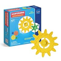 Magformers Magnets in Motion Accessory (20-pieces) Set Magnetic Building Blocks, Educational Magnetic Tiles Kit , Magnetic Construction STEM gear Toy Set