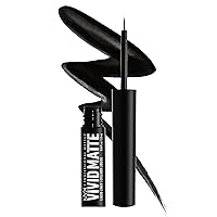 Vivid Matte Liquid Liner, Smear-Resistant Eyeliner with Precise Tip - Black